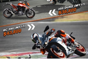 KTM MY17 250 DUKE & RC390 大優惠