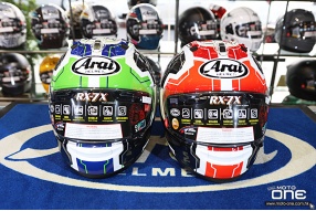 ARAI RX-7X REA SB2 李亞紅橙、綠藍新花全面頭盔抵港