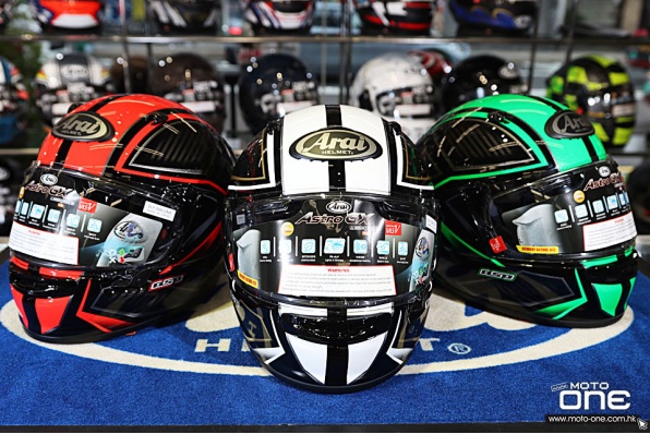 ARAI ASTRO-GX SPINE 紅、綠、白與碳纖維紋新花 全新巡航型號頭盔 - 鴻興發售