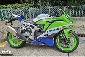 2024 Kawasaki ZX-4RR 40週年版 - 綠白藍經典拉花新車抵港