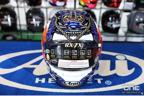 ARAI RX-7X SAMURAI 日本武士拉花賽車頭盔抵港