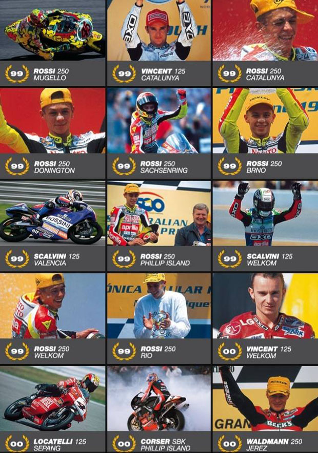 APRILIA championship 1987 - 2010 