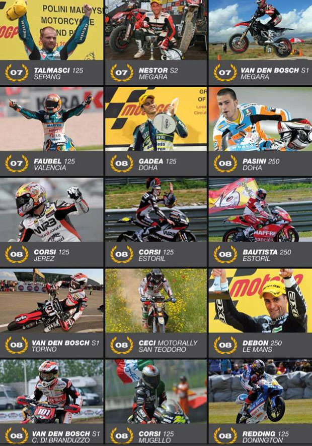 APRILIA championship 1987 - 2010 