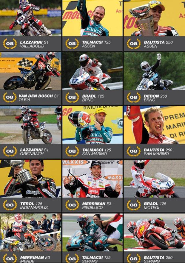 APRILIA championship 1987 - 2010 